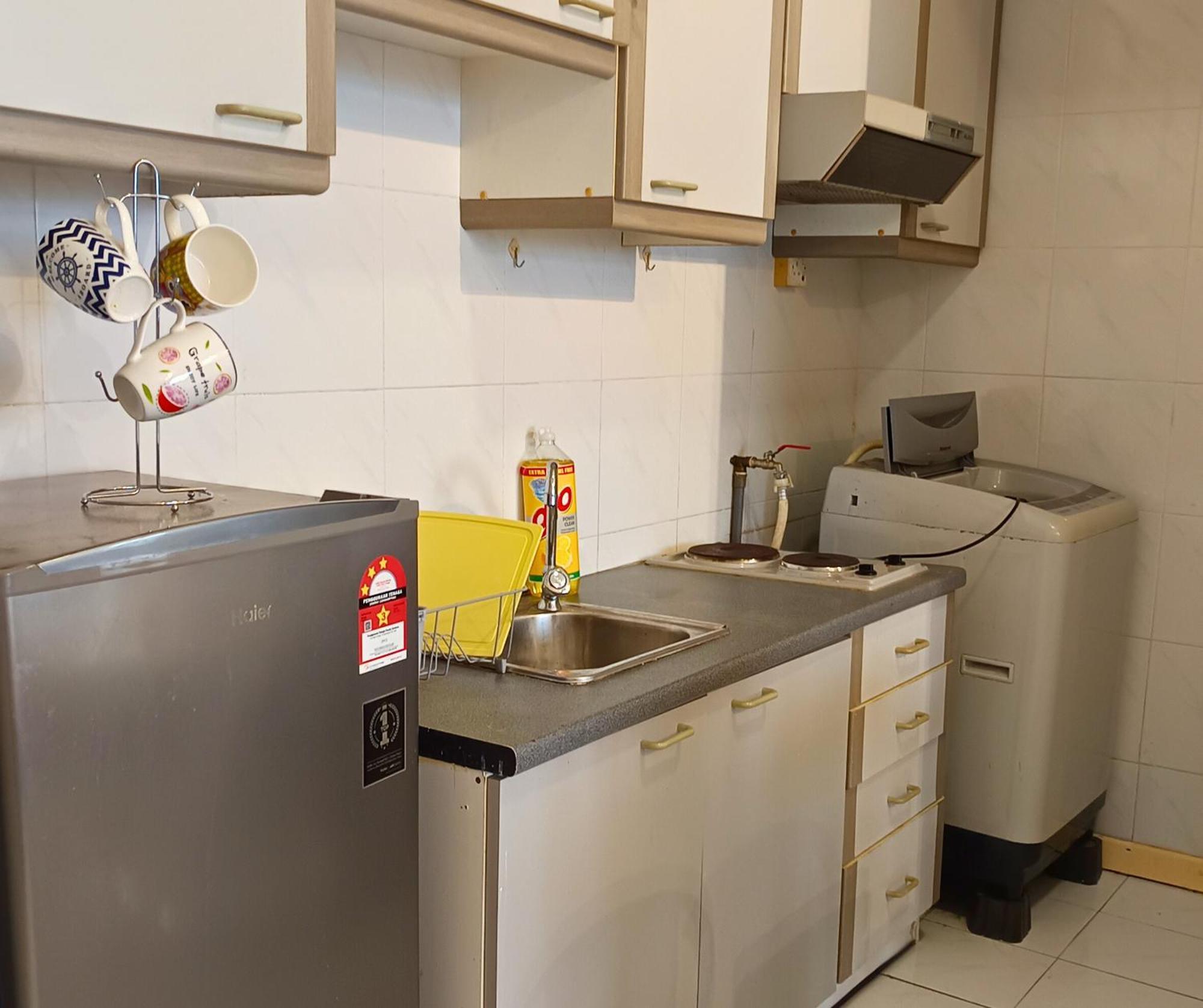 Costa Mahkota View 1-bedroom, 2 Queen Beds, 600mbps Wifi Apartment Malacca